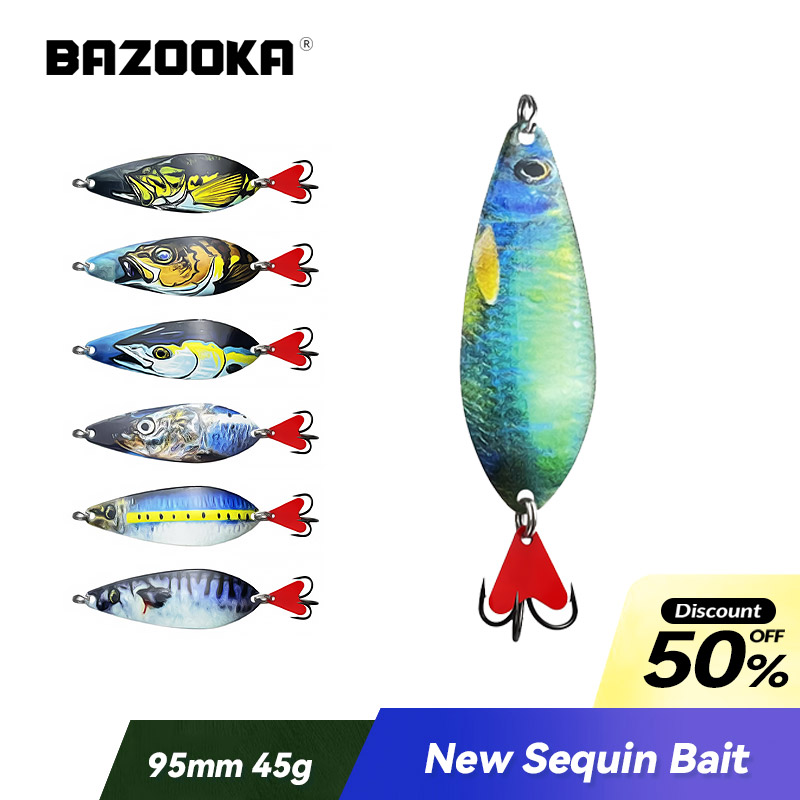 Fishing Hook Size - Bazooka Vissen Lokken 95Mm/40G Grote Metalen