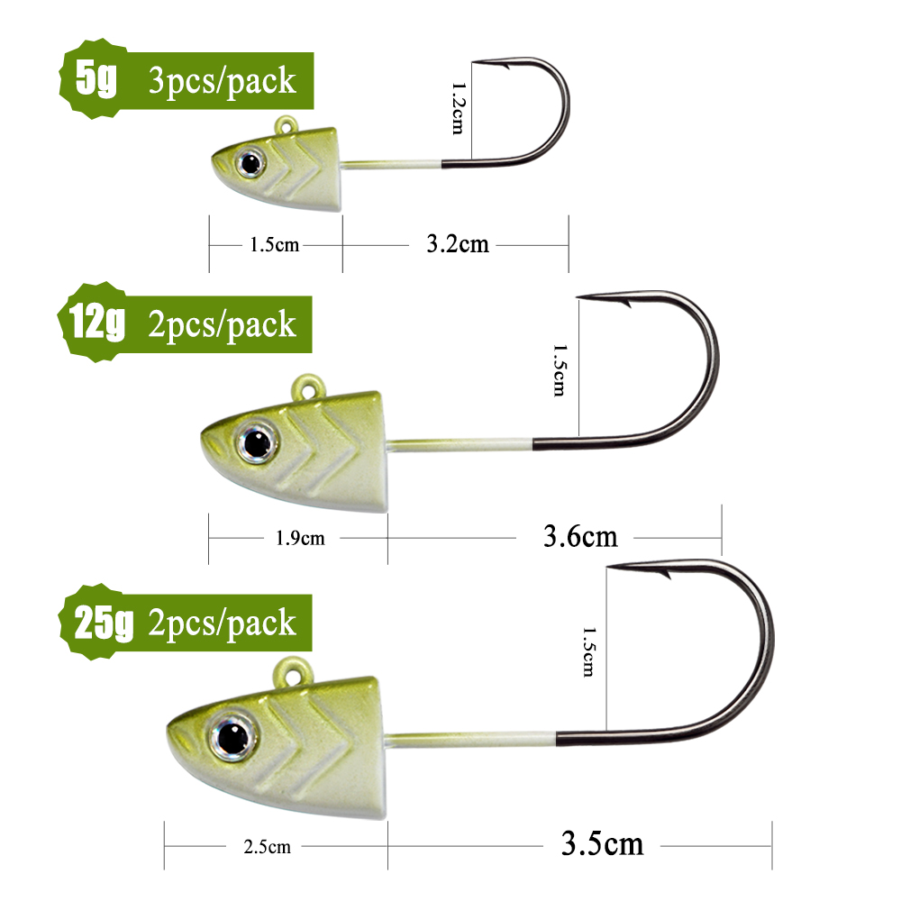 FTK Vissenhaken 5g 12g 25g Cra - Fishing Hook Offset recensie en prijs