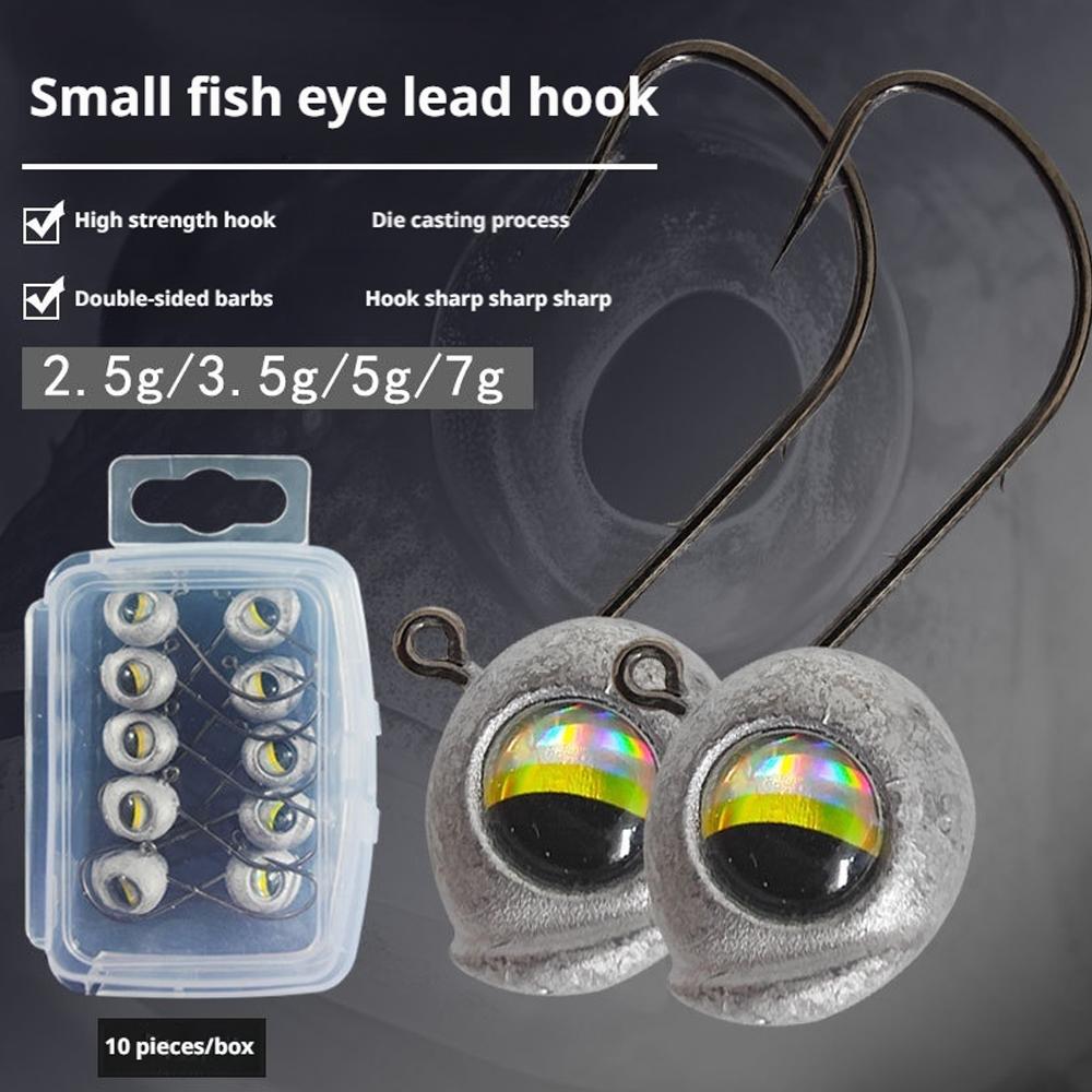 10 stuks 2.5g 3.5g 5g Jig Head - Fishing Hook Size recensie en prijs
