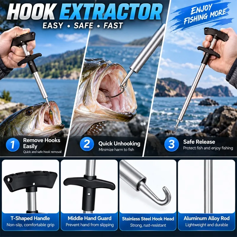 Professionele multifunctionele - Fishing Hook Remover recensie en prijs