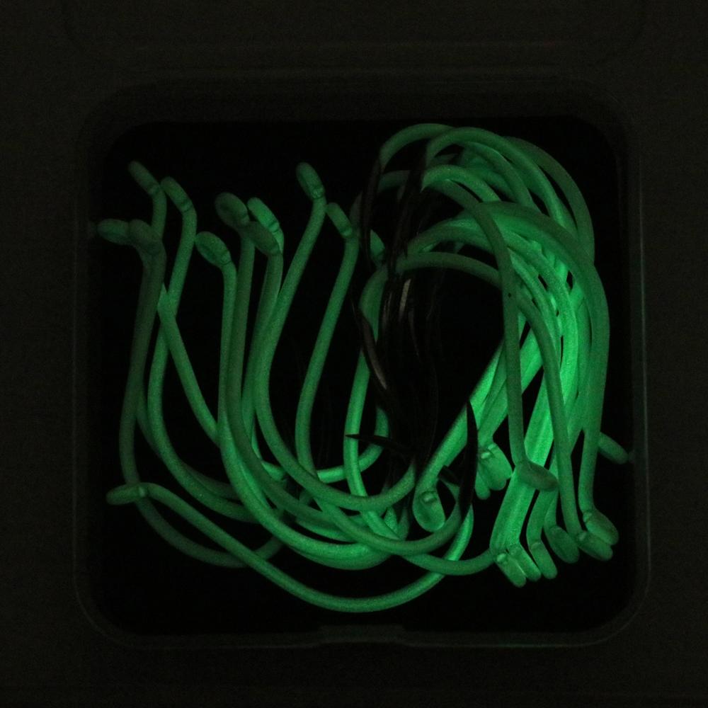 25 stks/doos Lichtgevende Geïm - Fishing Hook Offset recensie en prijs